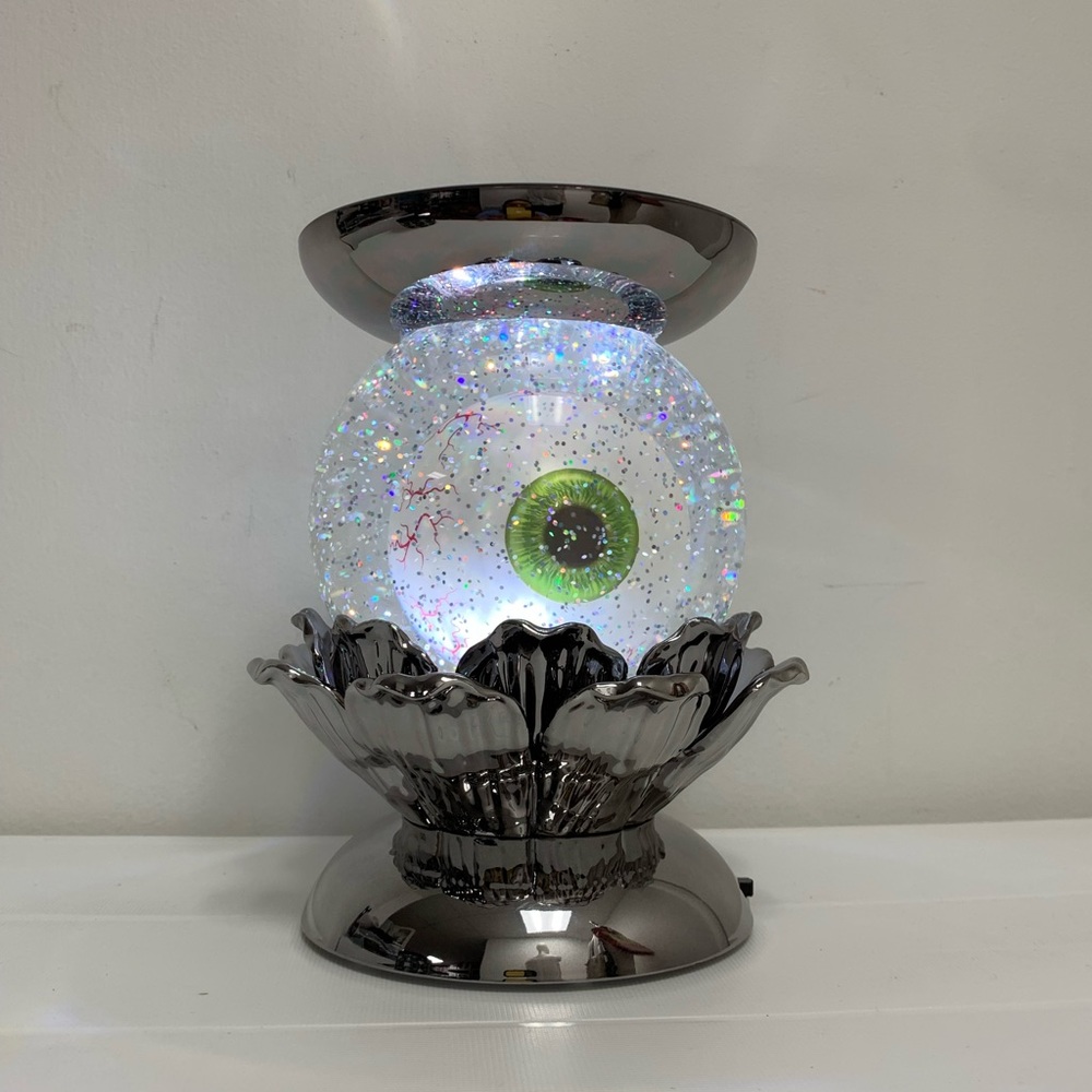 Bath and Body Works WATER GLOBE EYE PEDESTAL 3-Wick Candle Holder New